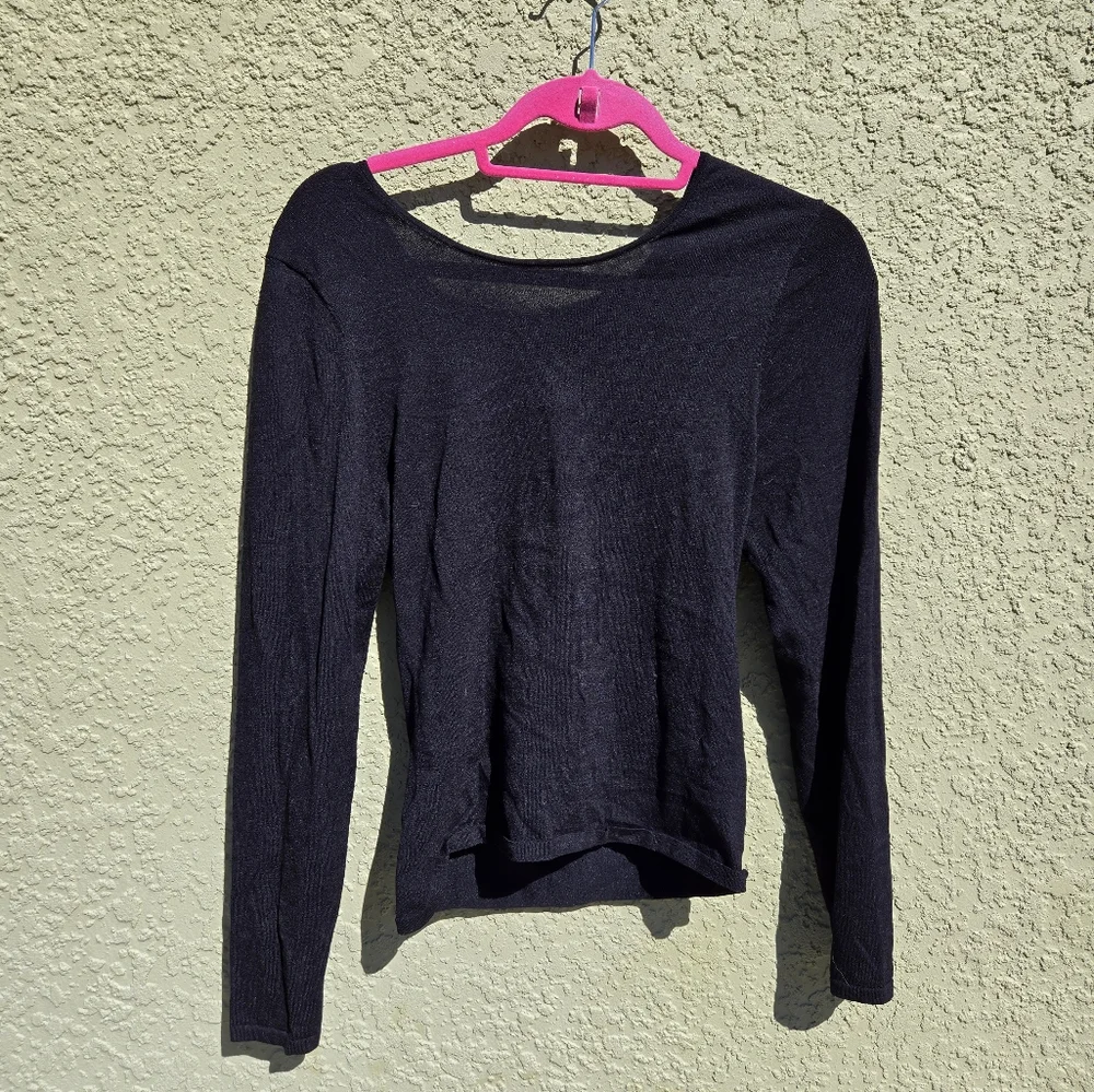 NWT ba&sh Black Ray Cutout Sweater